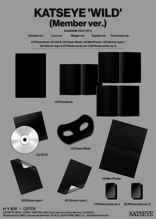 KATSEYE 'WILD' (Member ver.) (Random)
