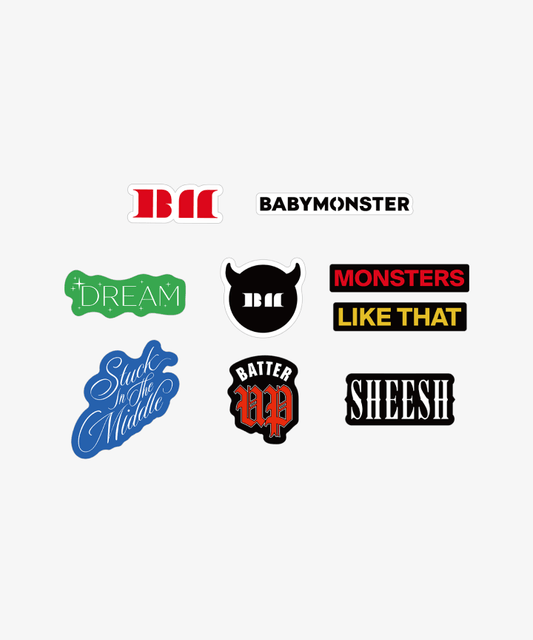 BABYMONSTER [SEEYOUTHERE] BABYMONSTER LOGO STICKER PACK