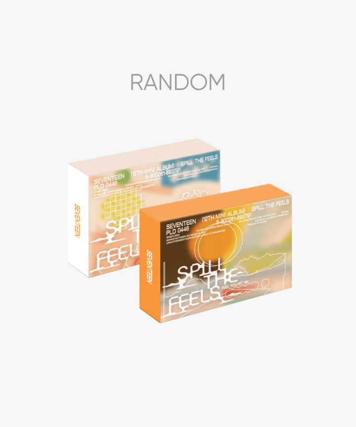 SEVENTEEN 12th Mini Album 'SPILL THE FEELS' KiT Ver. (Random)