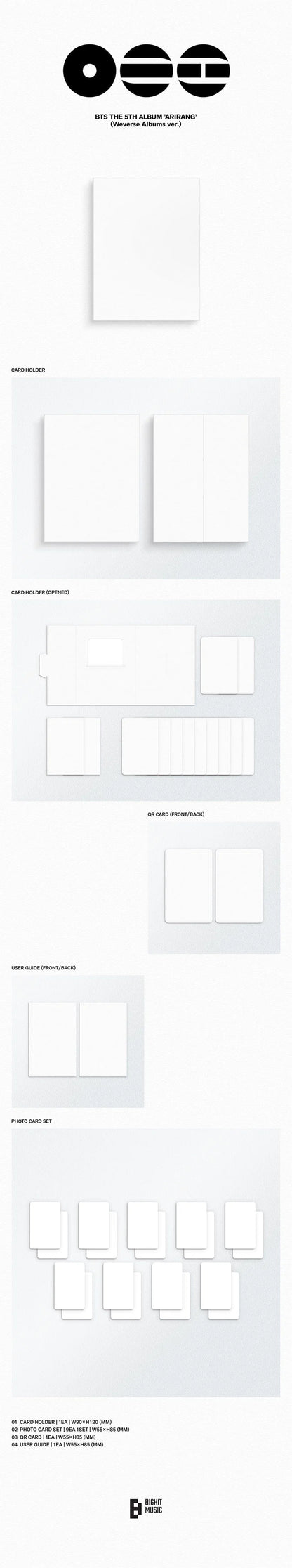 BTS - THE 5TH ALBUM ARIRANG ( Weverse Album Ver. )