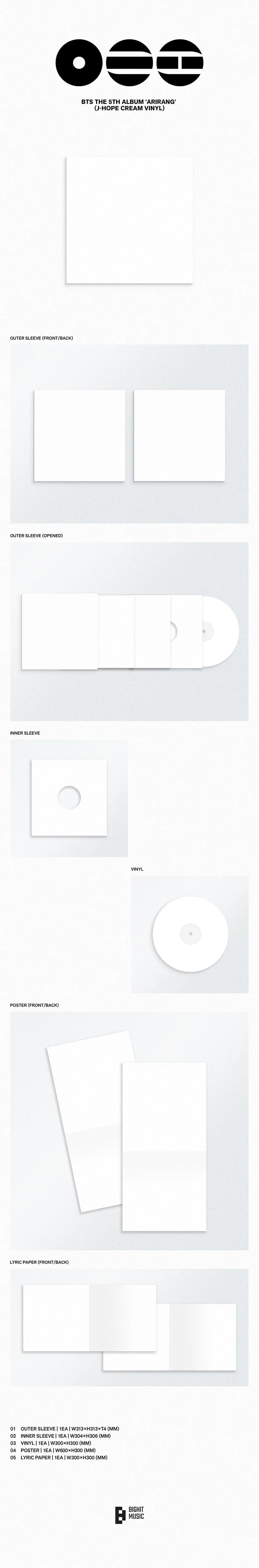 BTS - THE 5TH ALBUM ARIRANG ( STANDARD VINYL) [Random]