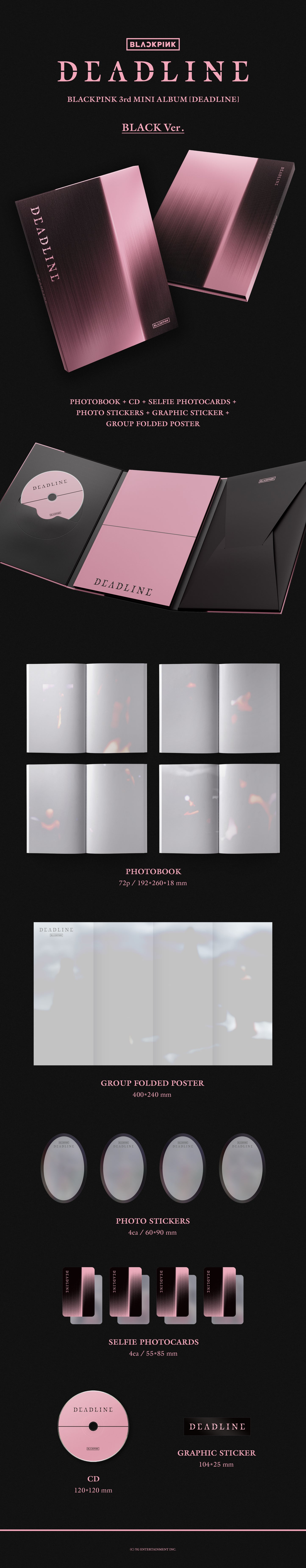 BLACKPINK - 3rd Mini Album DEADLINE