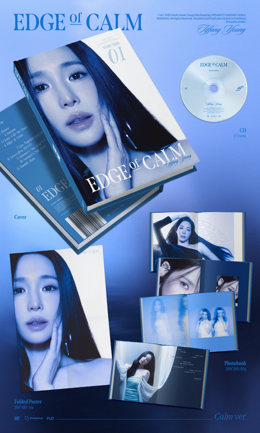 TIFFANY YOUNG - 1st Studio Album Edge of Calm ( Calm Ver. )
