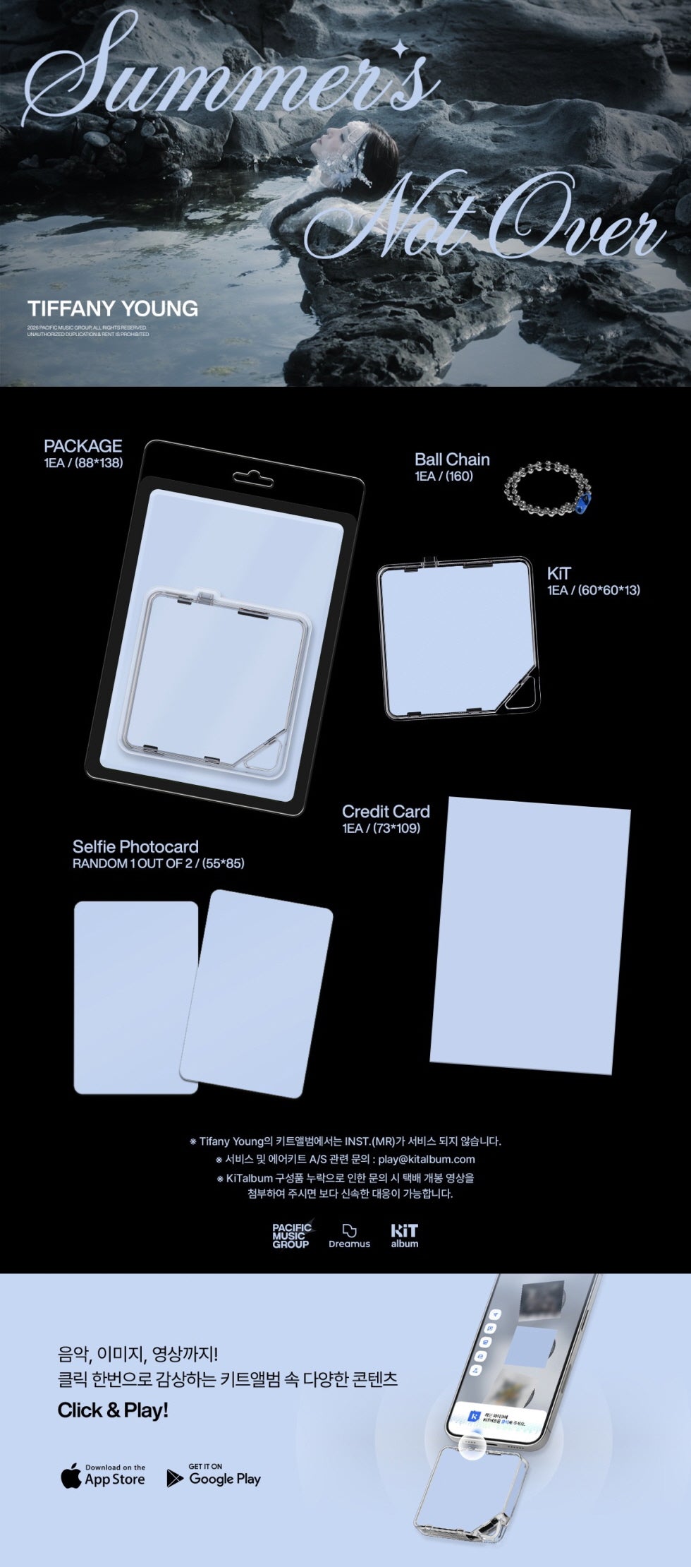 TIFFANY YOUNG - Single Album Summer's Not Over (KiT Ver.)
