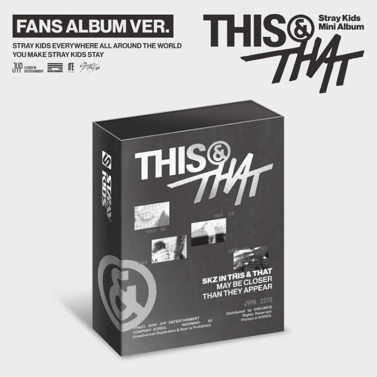 Stray Kids - 10th Mini Album THIS & THAT [ FANS ALBUM VER. ]