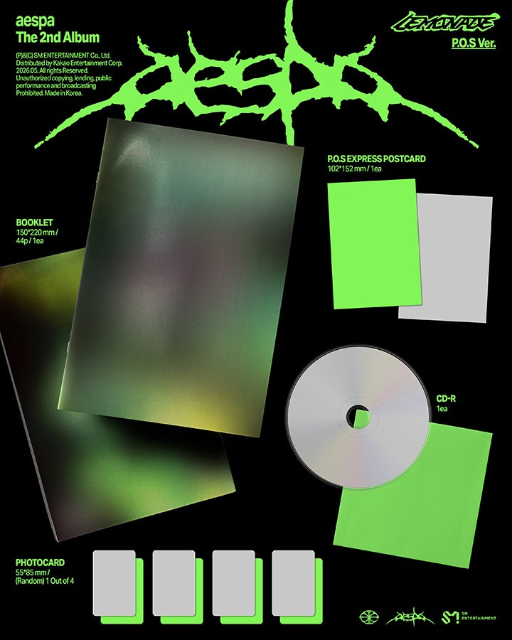 aespa The 2nd Album [LEMONADE] (P.O.S Ver.)