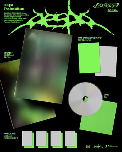 aespa The 2nd Album [LEMONADE] (P.O.S Ver.)